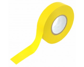 19mm x 33m Yellow PVC Electrical Insulation Tape